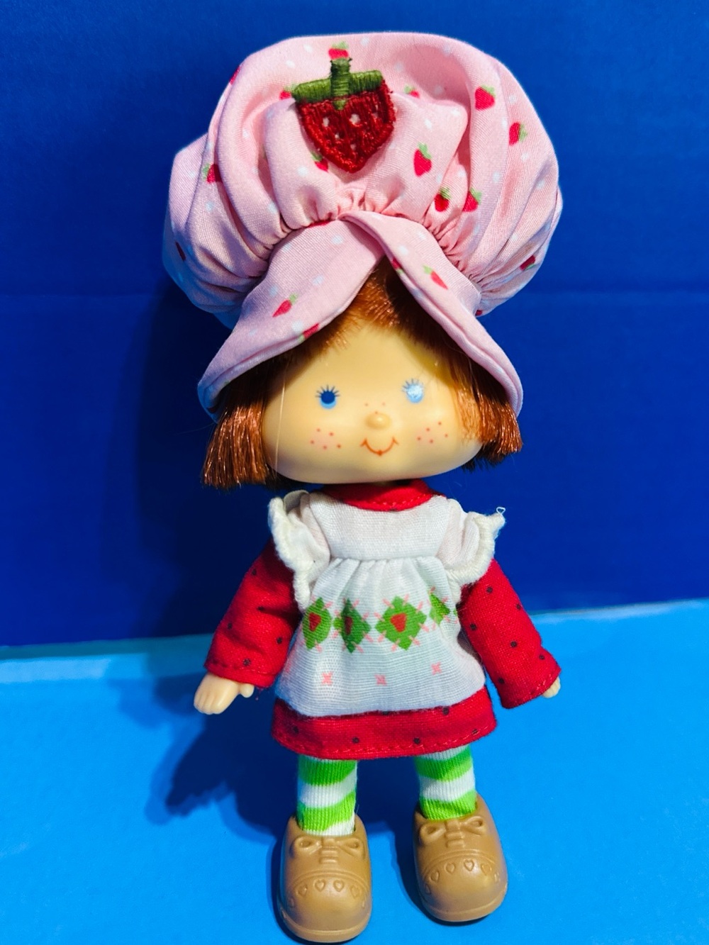 Strawberry Shortcake Doll VTG 1979 1st Edition Flat Hands Original Clothes 6”